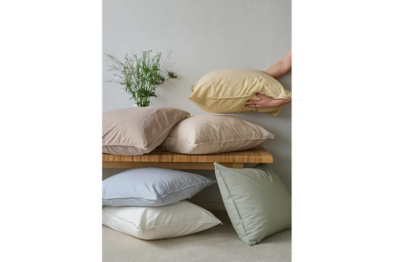 Pussilakanasetti Parisänky Kolmiosainen Humble - Beige - Kodintekstiilit & matot - Vuodevaatteet - Pussilakanasetti
 - Pussilakanasetti parisänkyyn