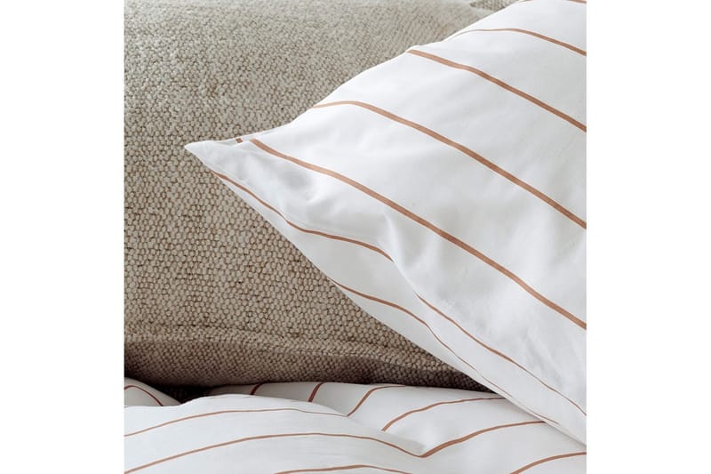 Pussilakanasetti Parisänky Kolmiosainen Saga - Oranssi - Kodintekstiilit & matot - Vuodevaatteet - Pussilakanasetti
 - Pussilakanasetti parisänkyyn