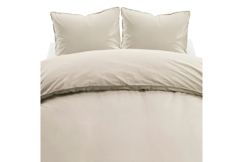 Pussilakanasetti Parisänky Kolmiosainen Humble - Beige - Kodintekstiilit & matot - Vuodevaatteet - Pussilakanasetti
 - Pussilakanasetti parisänkyyn