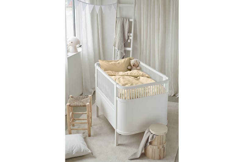 Pussilakanasetti Pinnasänkyyn 2-osainen Nöyrä - Keltainen - Kodintekstiilit & matot - Vuodevaatteet - Pussilakanasetti
 - Pussilakanasetti parisänkyyn