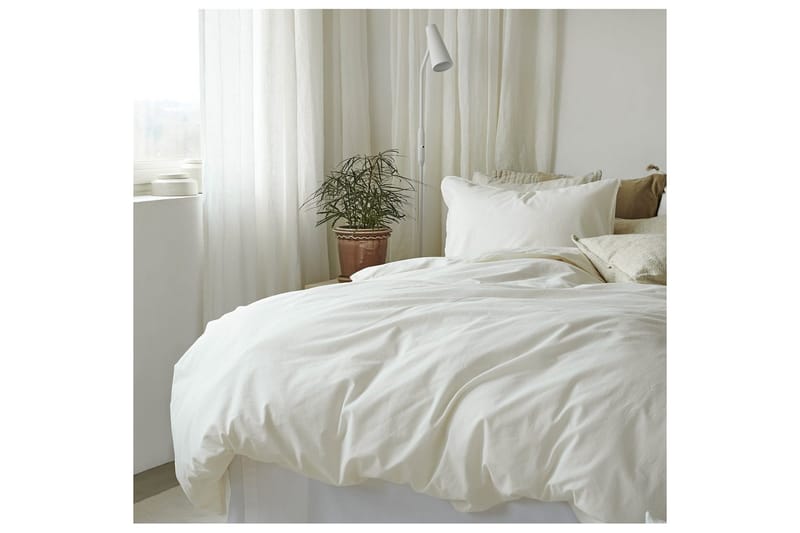 Pussilakanasetti Parisänky Kolmiosainen Humble - Valkoinen - Kodintekstiilit & matot - Vuodevaatteet - Pussilakanasetti
 - Pussilakanasetti parisänkyyn