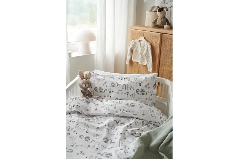 Pussilakanasetti Pinnasänkyyn 2-Osainen Fingal Pastelli - Kodintekstiilit & matot - Vuodevaatteet - Peitto
 - Tuplapeitto