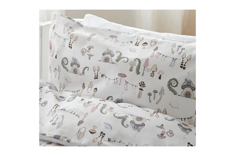 Pussilakanasetti Pinnasänkyyn 2-Osainen Fingal Pastelli - Kodintekstiilit & matot - Vuodevaatteet - Peitto
 - Tuplapeitto