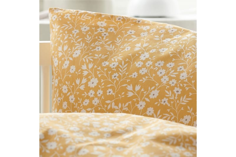 Pussilakanasetti Pinnasänkyyn 2-osainen Hedda - Keltainen - Kodintekstiilit & matot - Vuodevaatteet - Pussilakanasetti
 - Pussilakanasetti parisänkyyn