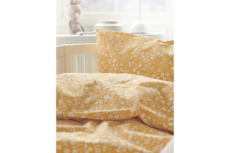Pussilakanasetti Pinnasänkyyn 2-osainen Hedda - Keltainen - Kodintekstiilit & matot - Vuodevaatteet - Pussilakanasetti
 - Pussilakanasetti parisänkyyn