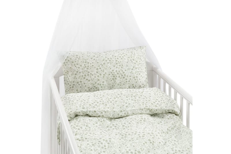 Pussilakanasetti Pinnasänkyyn 2-osainen Hedda, Vihreä