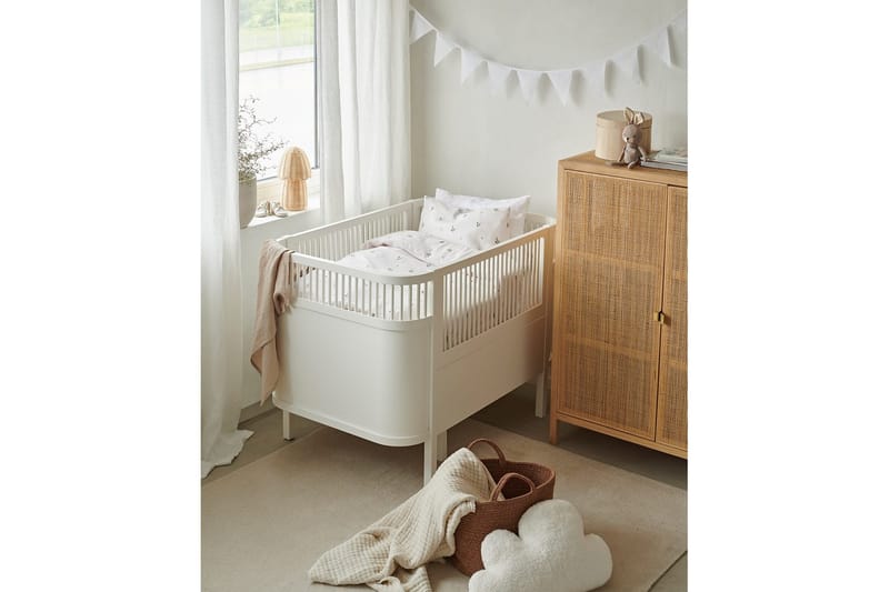 Pussilakanasetti Pinnasänkyyn 2-osainen Alvin Beige - Kodintekstiilit & matot - Vuodevaatteet - Peitto
 - Tuplapeitto