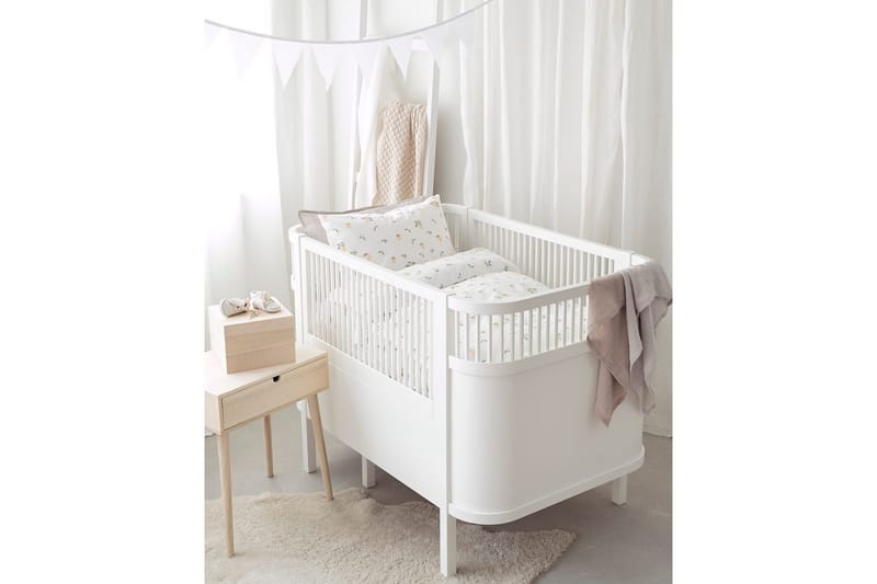 Pussilakanasetti Pinnasänkyyn 2-osainen Sitruunat Keltainen - Kodintekstiilit & matot - Vuodevaatteet - Pussilakanasetti - Pussilakanasetti parisänkyyn