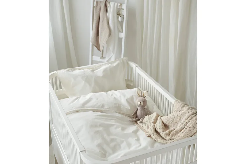 Pussilakanasetti Pinnasänkyyn 2-osainen Nöyrä - Valkoinen - Kodintekstiilit & matot - Vuodevaatteet - Pussilakanasetti
 - Pussilakanasetti parisänkyyn