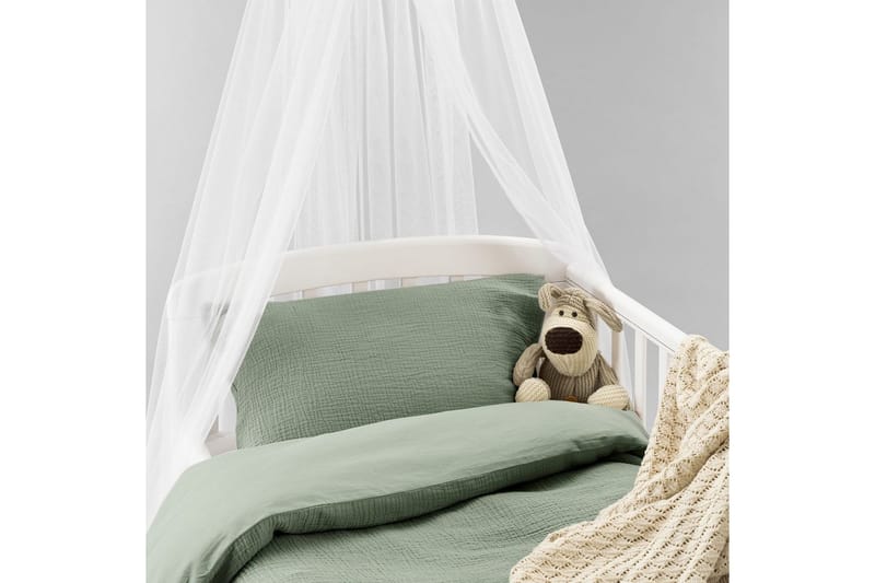 Pussilakanasetti Pinnasänkyyn 2-osainen Rolling - Vihreä - Kodintekstiilit & matot - Vuodevaatteet - Pussilakanasetti - Pussilakanasetti parisänkyyn