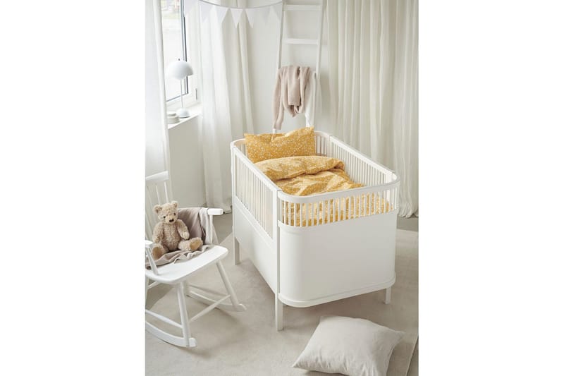 Pussilakanasetti Pinnasänkyyn 2-osainen Hedda - Keltainen - Kodintekstiilit & matot - Vuodevaatteet - Pussilakanasetti - Pussilakanasetti parisänkyyn