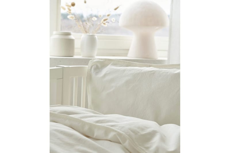 Pussilakanasetti Pinnasänkyyn 2-osainen Nöyrä - Valkoinen - Kodintekstiilit & matot - Vuodevaatteet - Pussilakanasetti
 - Pussilakanasetti parisänkyyn