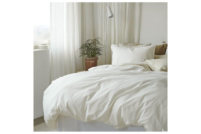 Pussilakanasetti Parisänky Kolmiosainen Humble - Valkoinen - Kodintekstiilit & matot - Vuodevaatteet - Pussilakanasetti
 - Pussilakanasetti parisänkyyn