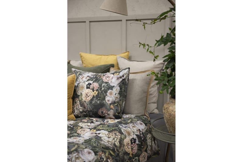 Pussilakanasetti Yhden hengen sänky 2-Osainen Abigail Vihreä - Borganäs of Sweden - Kodintekstiilit & matot - Vuodevaatteet - Pussilakanasetti - Pussilakanasetti yhden hengen sänkyyn