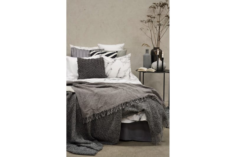 Pussilakanasetti Yhden hengen sänky 2-osainen Marmori Valkoinen - Marmori - Kodintekstiilit & matot - Vuodevaatteet - Pussilakanasetti
 - Pussilakanasetti parisänkyyn