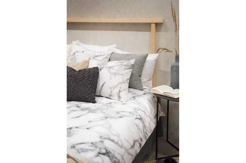 Pussilakanasetti Yhden hengen sänky 2-osainen Marmori Valkoinen - Marmori - Kodintekstiilit & matot - Vuodevaatteet - Pussilakanasetti
 - Pussilakanasetti parisänkyyn