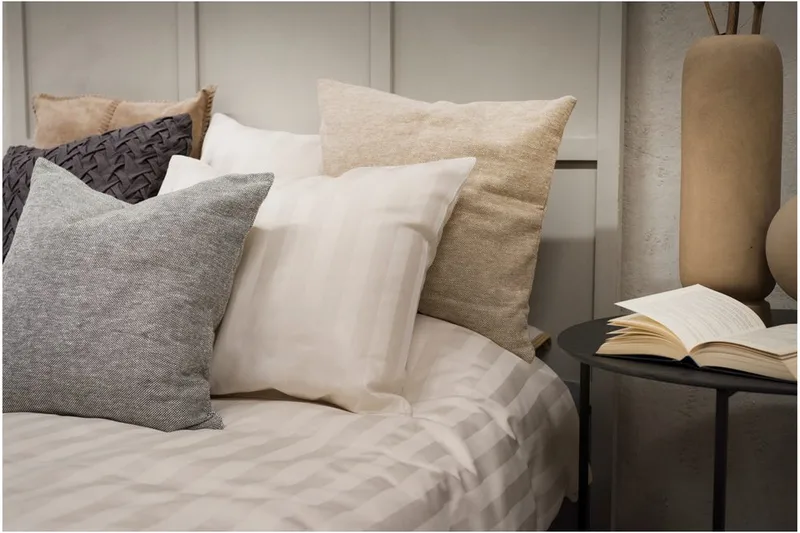 Pussilakanasetti Yhden hengen sänky 2-osainen Satiini - Hiekka - Kodintekstiilit & matot - Vuodevaatteet - Pussilakanasetti
 - Pussilakanasetti parisänkyyn