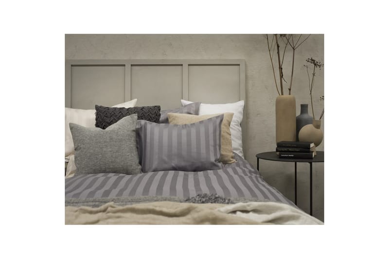 Pussilakanasetti Yhden hengen sänky 2-osainen Satiini - Vaaleanharmaa - Kodintekstiilit & matot - Vuodevaatteet - Pussilakanasetti
 - Pussilakanasetti parisänkyyn