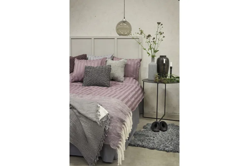 Pussilakanasetti Yhden hengen sänky 2-osainen Satiini - Violetti - Kodintekstiilit & matot - Vuodevaatteet - Pussilakanasetti - Pussilakanasetti yhden hengen sänkyyn