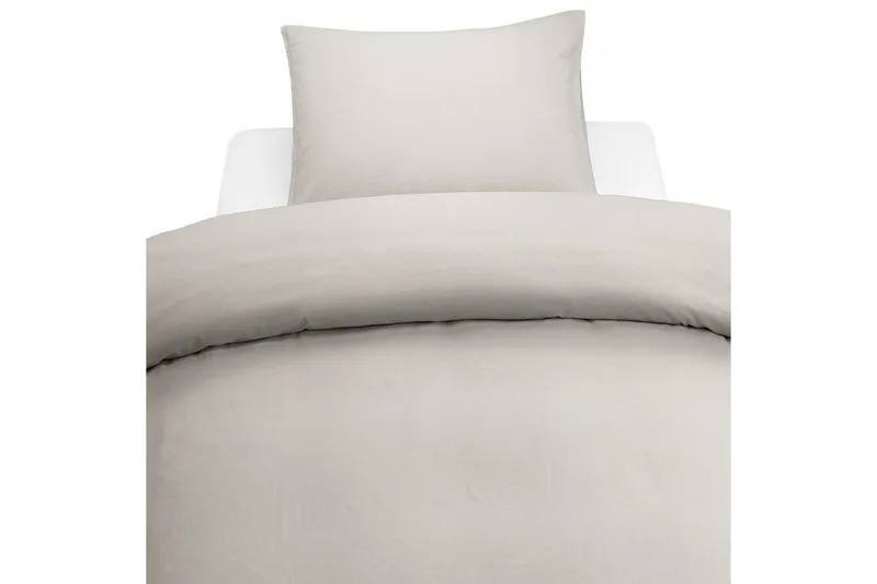 Pussilakanasetti Yhden hengen sänky 2-osainen Pesty, Greige