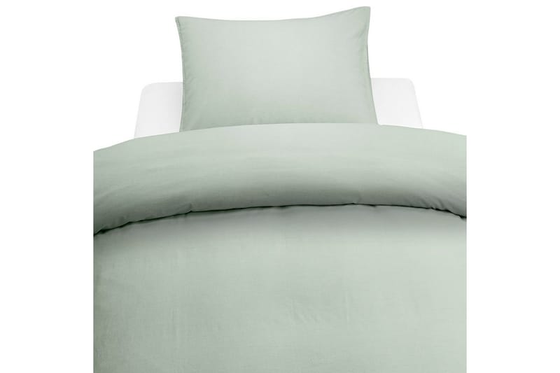 Pussilakanasetti Yhden hengen sänky 2-osainen Pesty, Vihreä