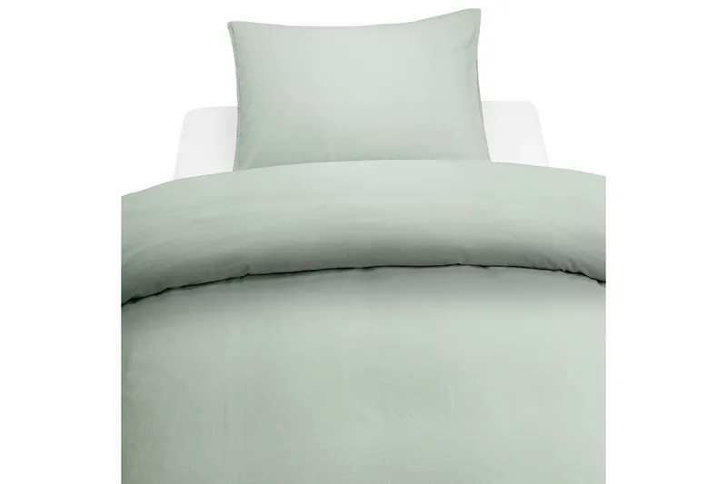 Pussilakanasetti Yhden hengen sänky 2-osainen Pesty, Vihreä