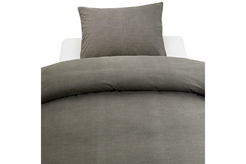 Pussilakanasetti Yhden hengen sänky 2-osainen Pesty, Harmaa