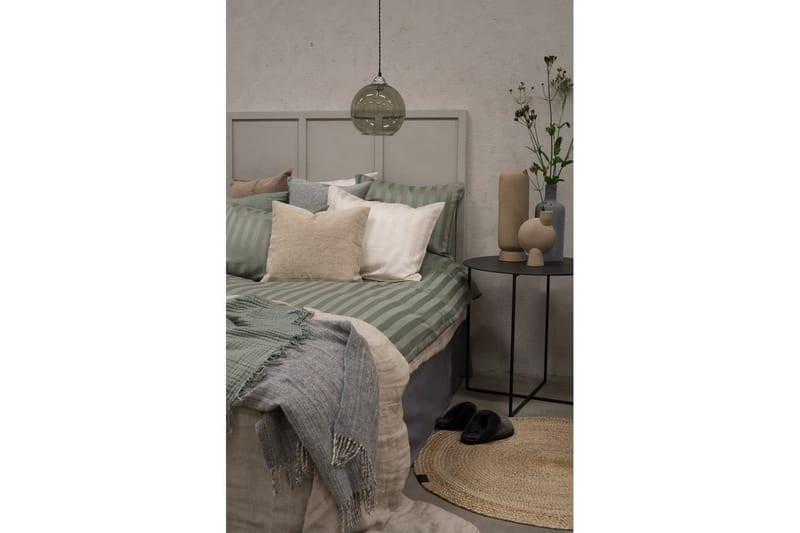 Pussilakanasetti Parisänky Kolmiosainen Satiini - Vihreä - Kodintekstiilit & matot - Vuodevaatteet