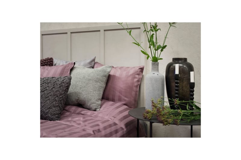 Pussilakanasetti Parisänky Kolmiosainen Satiini - Violetti - Kodintekstiilit & matot - Vuodevaatteet - Pussilakanasetti - Pussilakanasetti yhden hengen sänkyyn