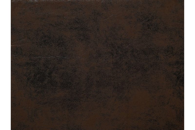 Sängynpäällinen Galetka 160x200 cm Keinonahka - Ruskea - Kodintekstiilit & matot - Vuodevaatteet