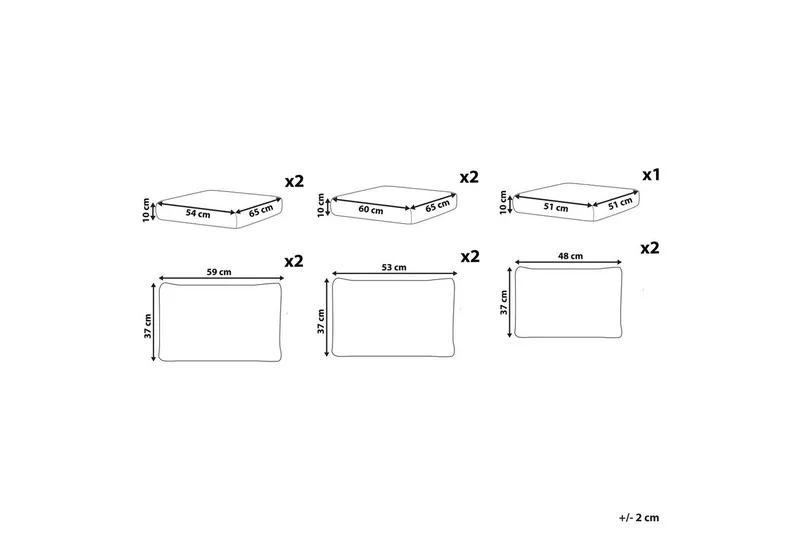 Tyynynpäällinen Milano - Puutarhakalusteet - Terassiryhmät - Päälliset