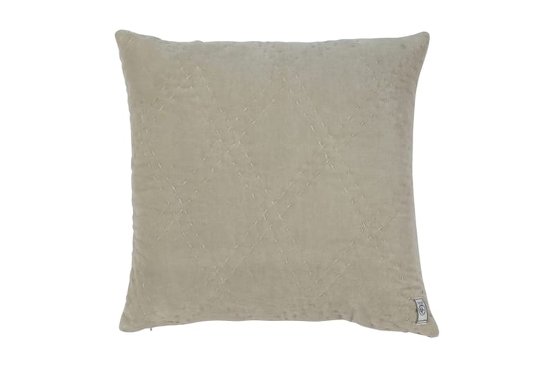 Tyynynpäällinen Marseille 50x50 cm Hiekka/Sametti, Borås Cotton