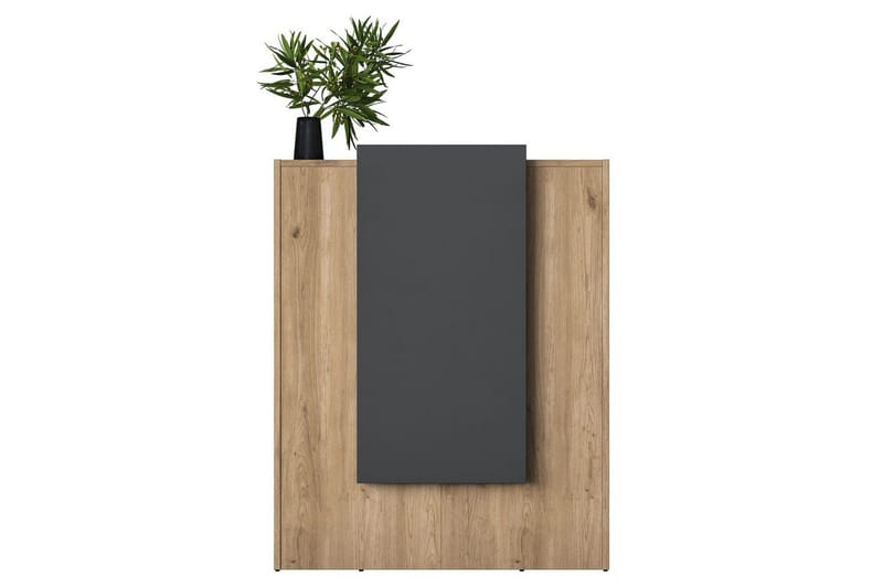 Vastaanottopöytä Pähkinä / Antrasiitti - Punertavanvärinen puu/Antrasiitti - Kotitalous - Baari & viini - Baarikalusteet - Baaritiski