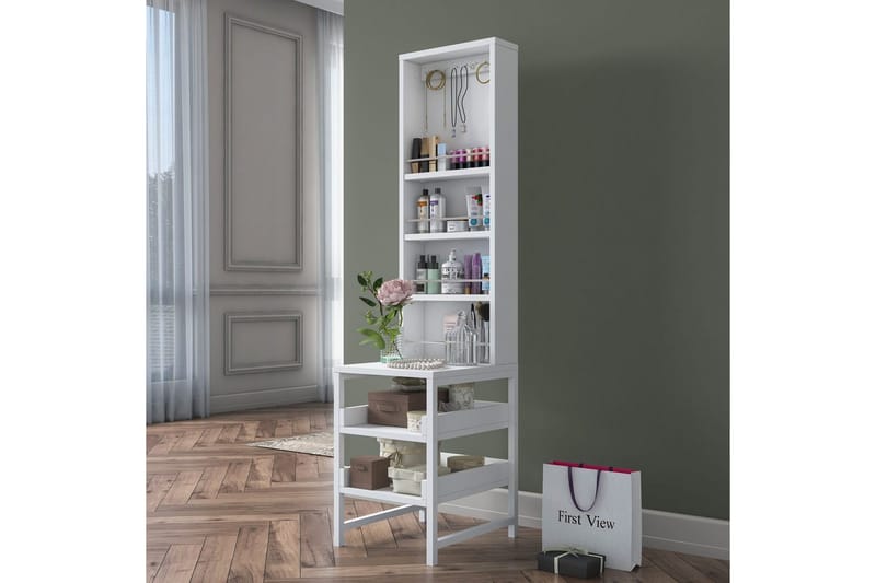 Aldros Kampauspöytä 35 cm - Valkoinen - Huonekalut - Pöytä & ruokailuryhmä - Meikki- & kampauspöydät