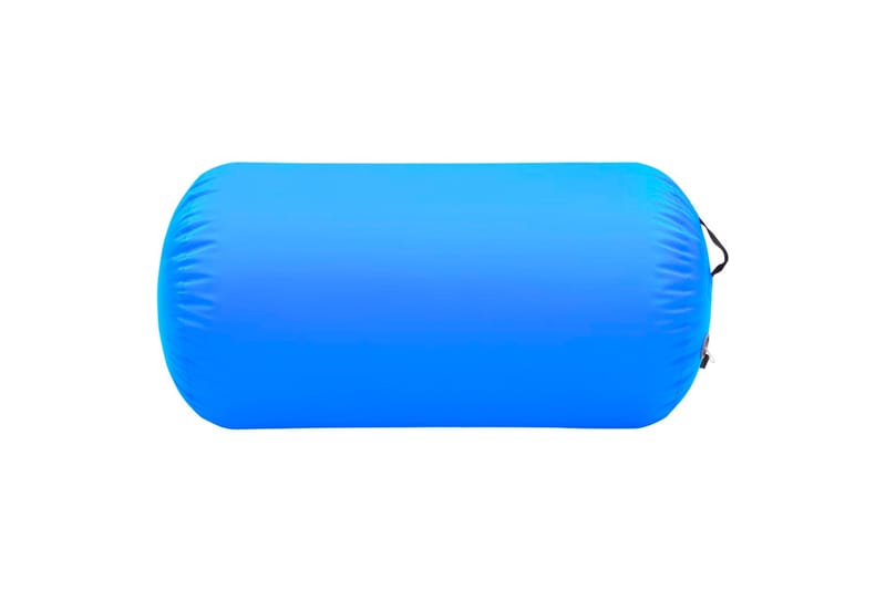 Täytettävä voimistelurulla pumpulla 120x75 cm PVC sininen - Sininen - Kotitalous - Hyvinvointi & terveys - Hieronta & itsehoito - Hierontalaitteet - Hierontapallo
