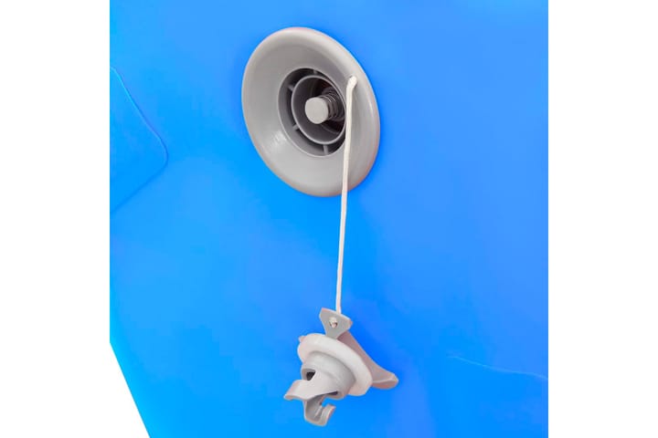 Täytettävä voimistelurulla pumpulla 120x75 cm PVC sininen - Sininen - Hierontapallo