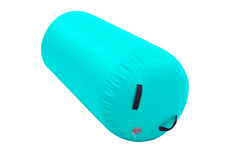 Täytettävä voimistelurulla pumpulla 120x90 cm PVC vihreä - Vihreä - Kotitalous - Hyvinvointi & terveys - Hieronta & itsehoito - Hierontalaitteet - Hierontapallo