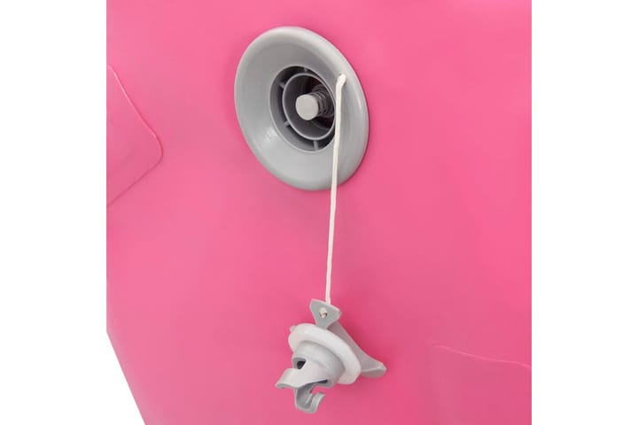 Täytettävä voimistelurulla pumpulla 120x90 cm PVC pinkki - Pinkki - Hierontapallo