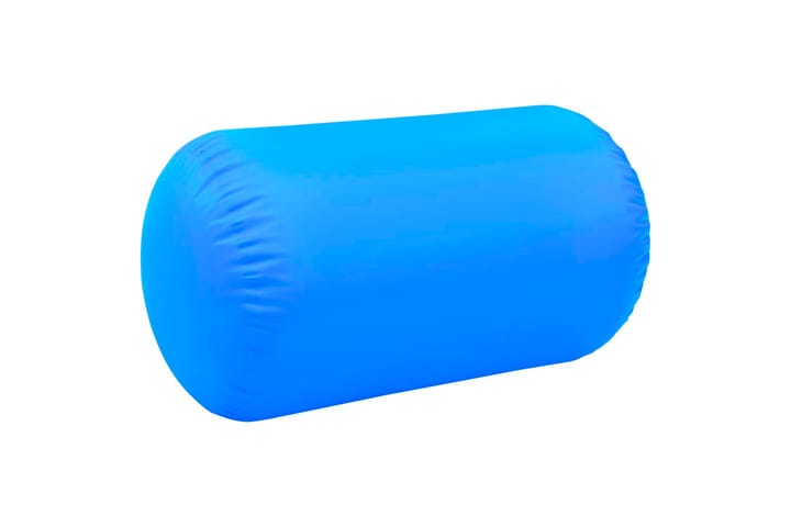 Täytettävä voimistelurulla pumpulla 100x60 cm PVC sininen - Sininen - Hierontapallo