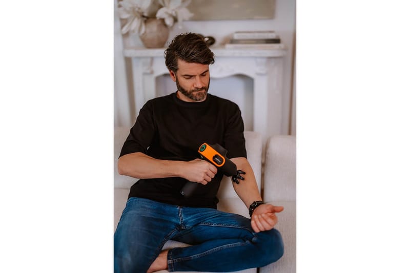 Hierontapistooli Medivon Gun Vital - Punainen||Musta - Kotitalous - Hyvinvointi & terveys - Hieronta & itsehoito - Hierontalaitteet - Lihashuoltovasara