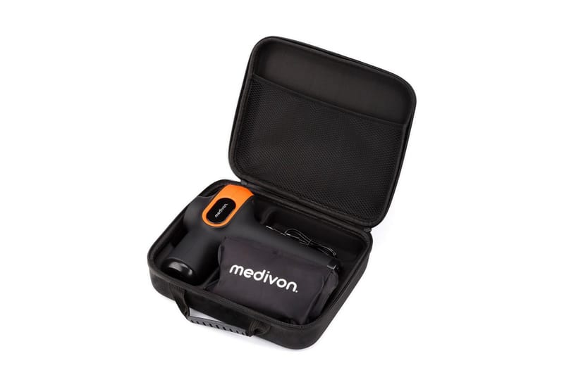 Hierontapistooli Medivon Gun Vital - Punainen||Musta - Kotitalous - Hyvinvointi & terveys - Hieronta & itsehoito - Hierontalaitteet - Lihashuoltovasara