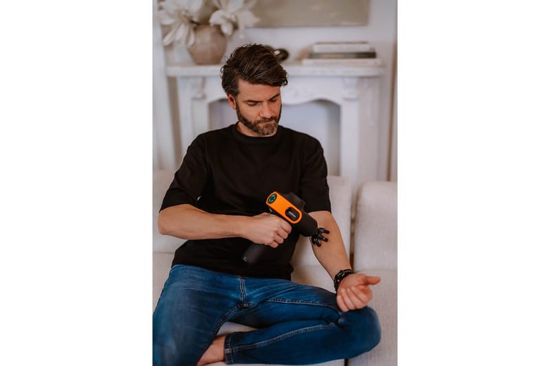 Hierontapistooli Medivon Gun Vital - Punainen||Musta - Kotitalous - Hyvinvointi & terveys - Hieronta & itsehoito - Hierontalaitteet - Lihashuoltovasara