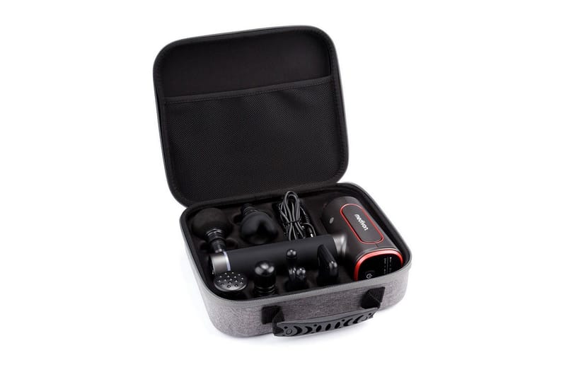 Hierontapistooli Medivon Pro X2 - Musta||Harmaa - Kotitalous - Hyvinvointi & terveys - Hieronta & itsehoito - Hierontalaitteet - Lihashuoltovasara