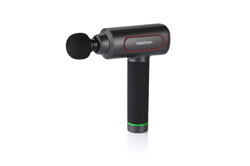 Hierontapistooli Medivon Pro X2 - Musta||Harmaa - Kotitalous - Hyvinvointi & terveys - Hieronta & itsehoito - Hierontalaitteet - Lihashuoltovasara