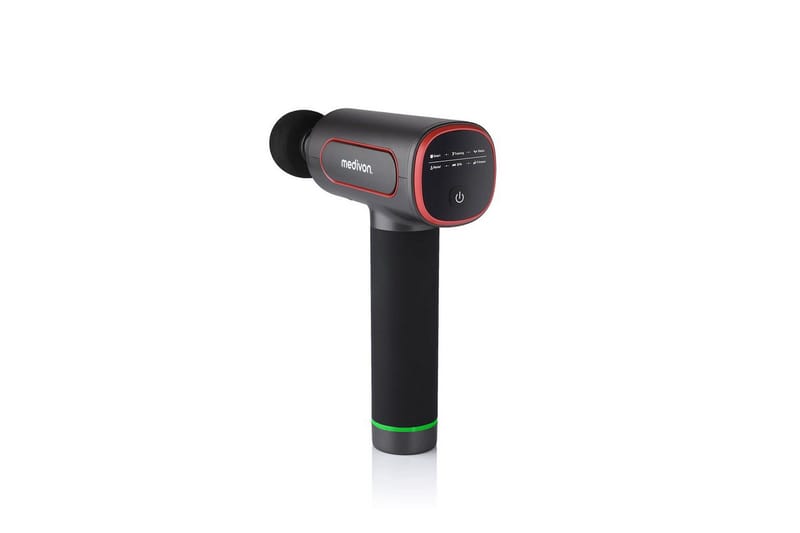 Hierontapistooli Medivon Pro X2 - Musta||Harmaa - Kotitalous - Hyvinvointi & terveys - Hieronta & itsehoito - Hierontalaitteet - Lihashuoltovasara