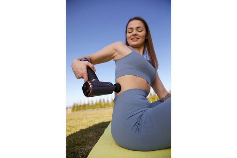 Hierontapistooli Medivon Pro X2 - Musta||Harmaa - Kotitalous - Hyvinvointi & terveys - Hieronta & itsehoito - Hierontalaitteet - Lihashuoltovasara