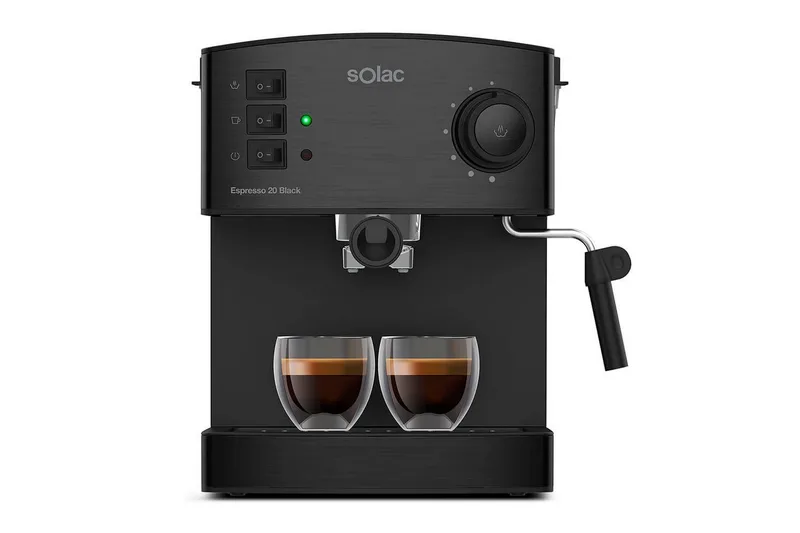 Espressokeitin Solac Taste Classic M80 Inox, Musta