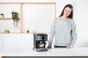 Espressokeitin Black+Decker 20 bar - Harmaa - Kotitalous - Keittiökoneet - Kahvinkeittimet & kahvitarvikkeet - Espressokone