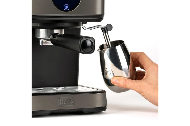 Espressokeitin Black+Decker 20 bar - Harmaa - Kotitalous - Keittiökoneet - Kahvinkeittimet & kahvitarvikkeet - Espressokone