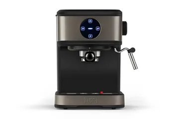 Espressokeitin Black+Decker 20 bar - Harmaa - Kotitalous - Keittiökoneet - Kahvinkeittimet & kahvitarvikkeet - Espressokone